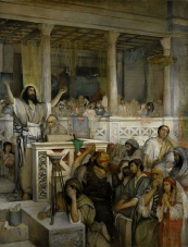 Maurycy Gottlieb - Christ preaching at Capernaum